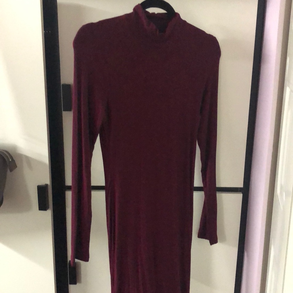 Fashionova burgundy dress